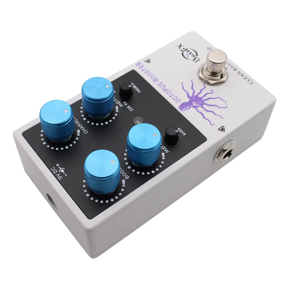 【レア】BassFX Octopus Booster ベースプリアンプ FANMUZK OCTOPUS BOOSTER Bassfx Series Bass Effect Pedal
