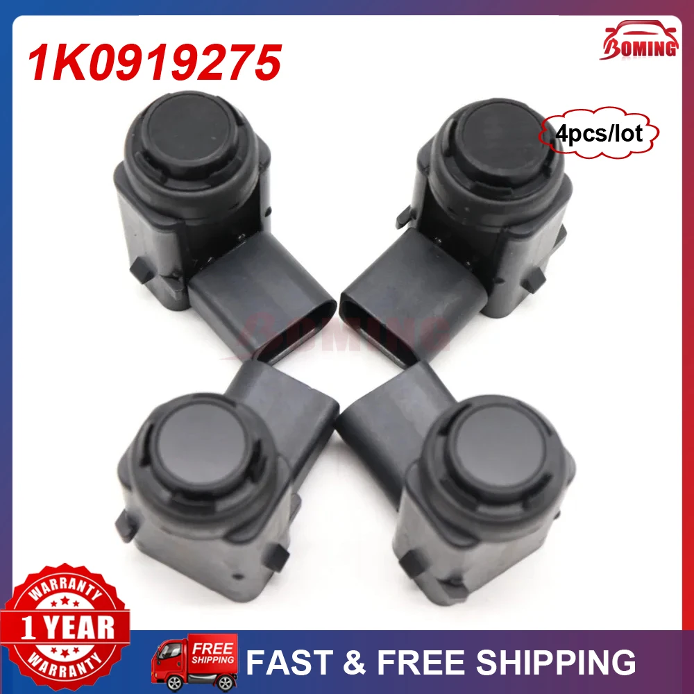 

4Pcs 1K0919275 PDC Parking Sensor For Porsche Cayenne Seat Altea Skoda Audi Q7 Volkswagen EOS Golf Touareg 3D0998275A 1J0919275