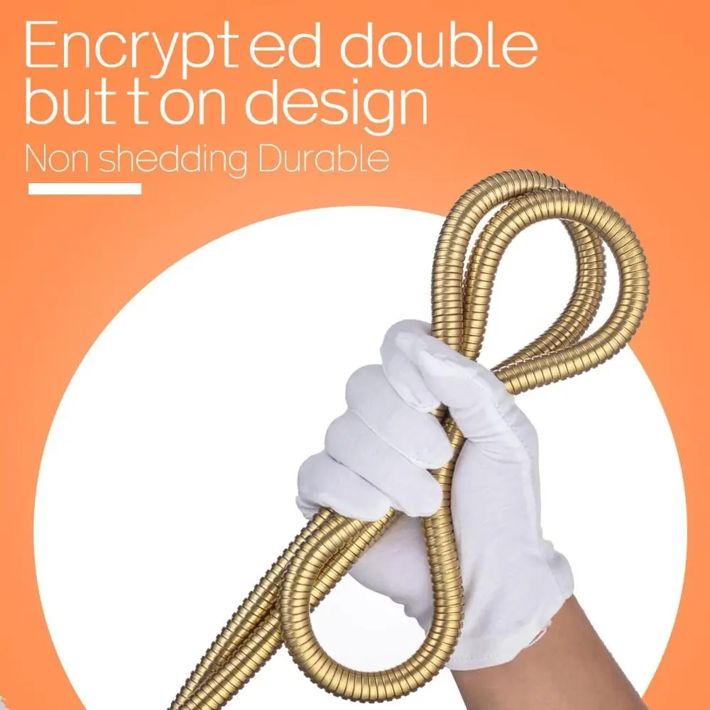 Professional Stainless Steel Shower Hose Replacement Anti-twist Shower Head Extension Tube Universal Spray Encryption Pipe