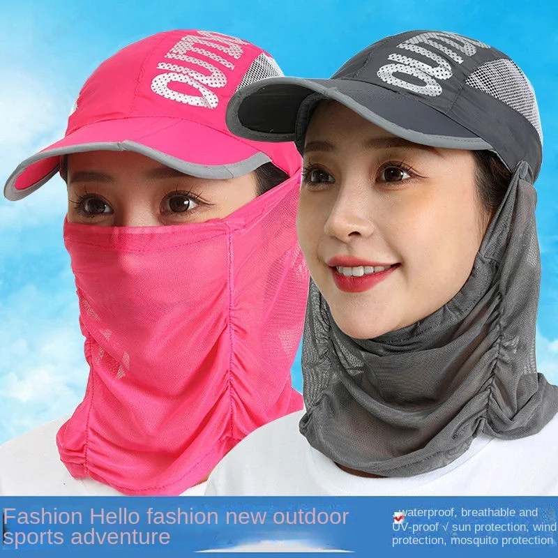 

Summer Sun-Proof and Breathable Fishing Hat Men's and Women's Outdoor Mountaineering Sun Hat Quick-Drying Folding UV-Proof Sun