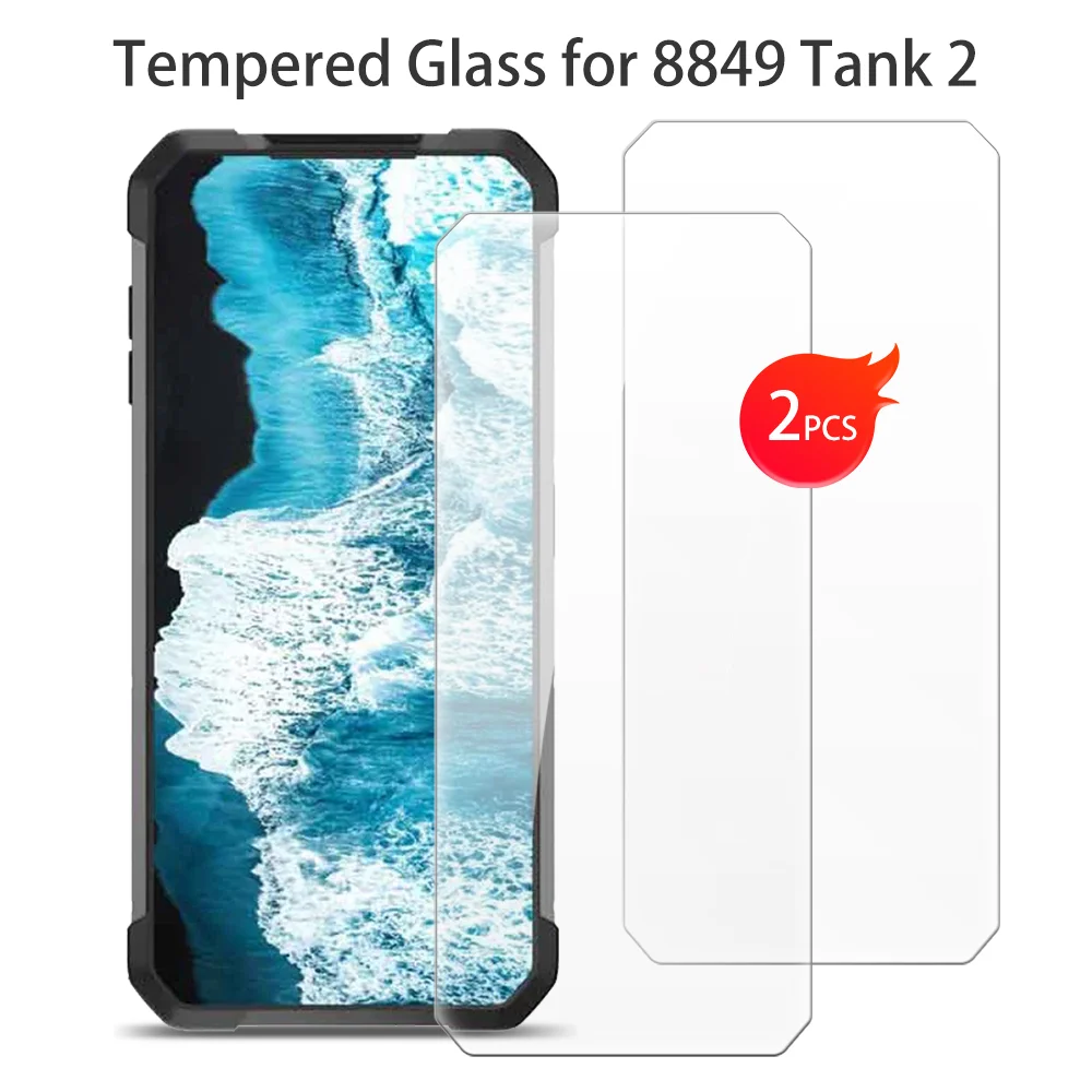 Per Unihertz Tank 2 Vetro Temperato Protettivo Su Unihertz 8849 Tank 2 Pellicola Protettiva Per Schermo Smart Phone Cover