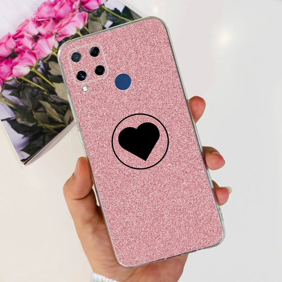 Fashion Marble Butterfly Flower Soft TPU Phone Case Silicone Cover