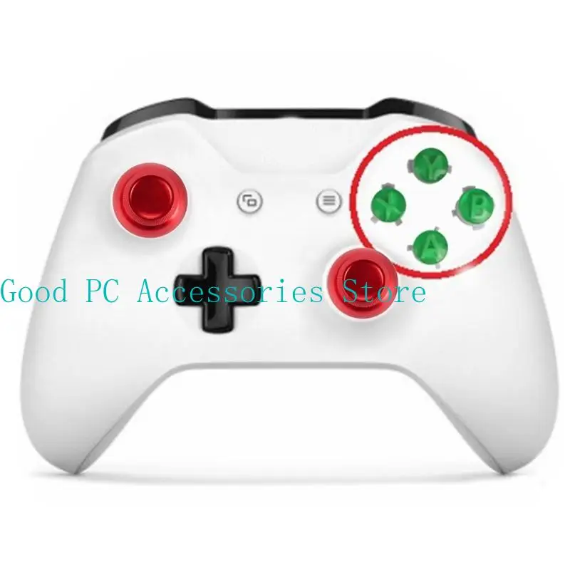 R53C Metal Thumbstick Aluminium Thumbsticks Analog für P4 P5 Ein Spielcontroller Verbesserung der Kontrolle und – Detail 1
