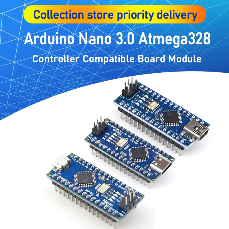 Promoci-n-para-arduino-Nano-3-0-controlador-Atmega328-m-dulo-de-placa ...