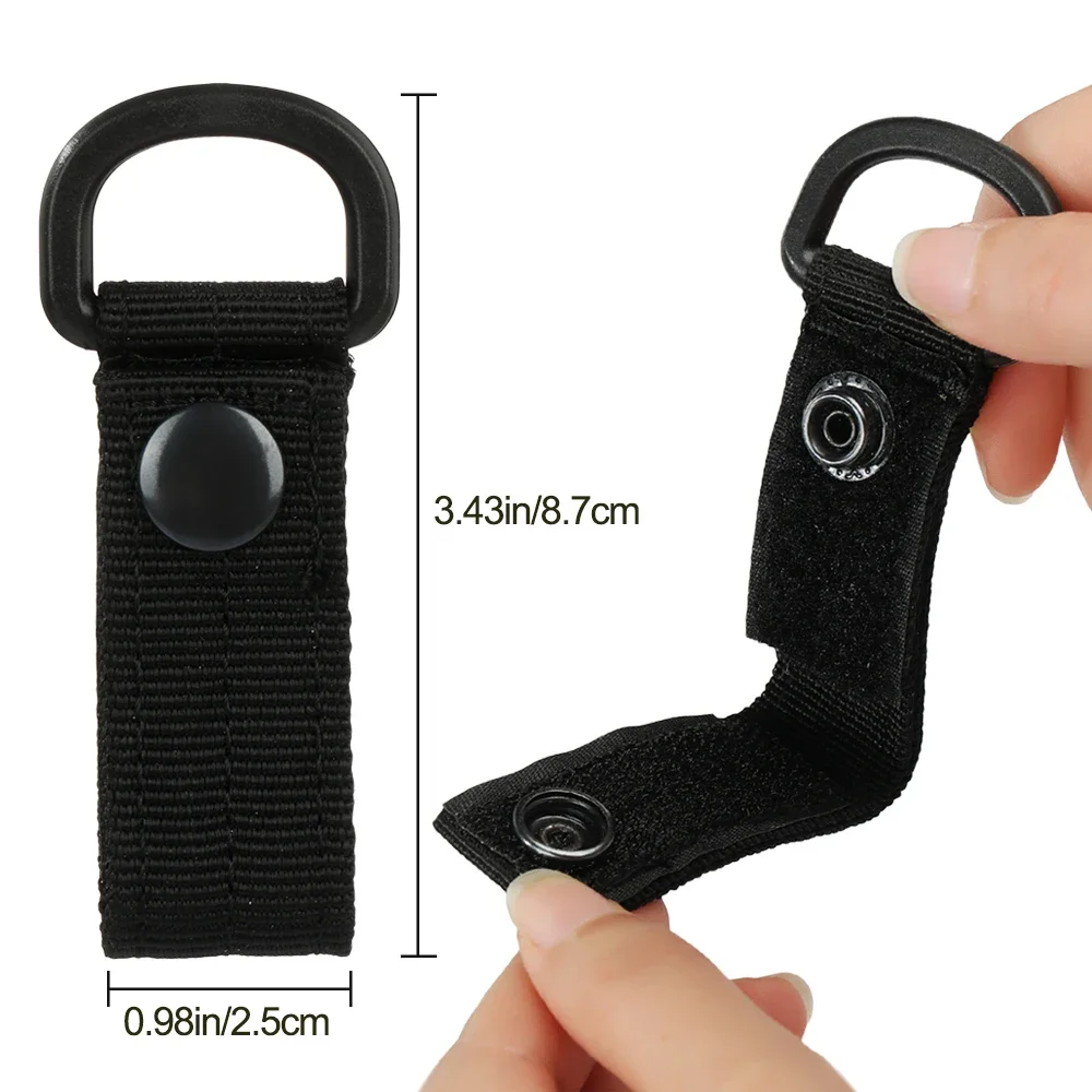 Multifunctional Nylon Webbing Carabiners Portable Hang Buckle Strap Belt Clips Keychain Clip Supplies Outdoor Sports Accessories
