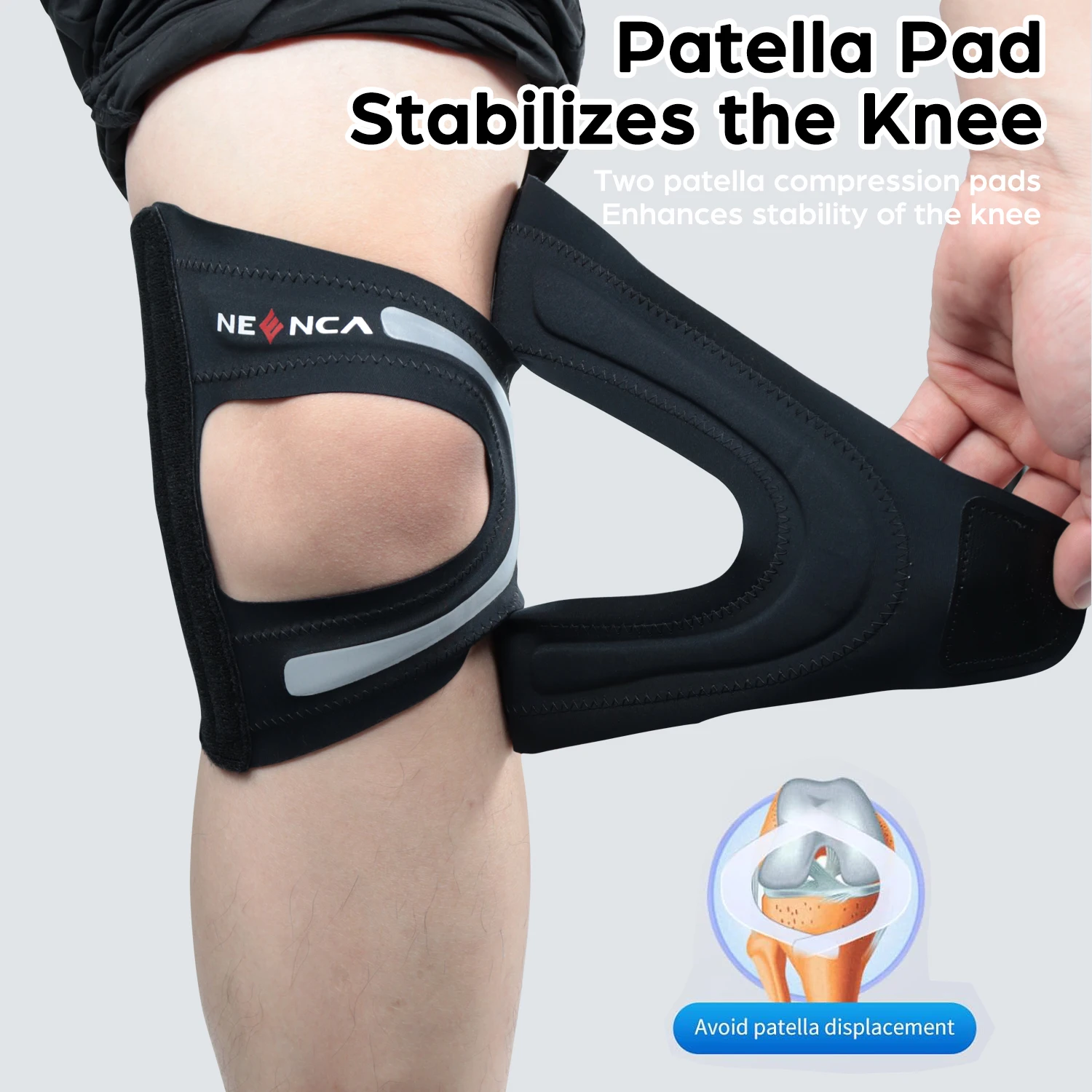 Adjustable Knee Support Wrap for Arthritis & Meniscus Relief