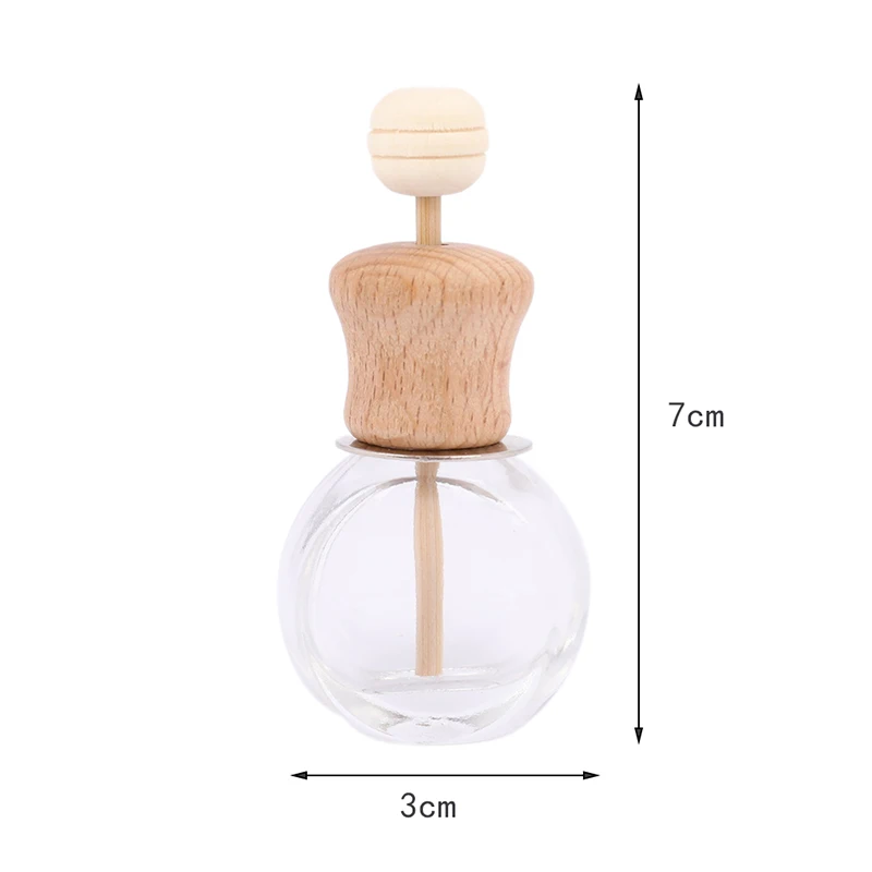 

Air Freshener Perfume Bottle Pendant Essential Oils Car Hanging Glass Clips
