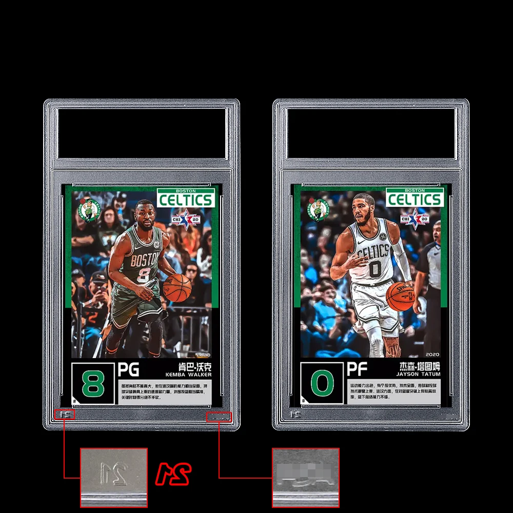 Basketball Slab Graded Sports Cards Holder Case TCG Game Slab Box Professional Grading Collection Cards acrylic display case,tarot card storage bag
