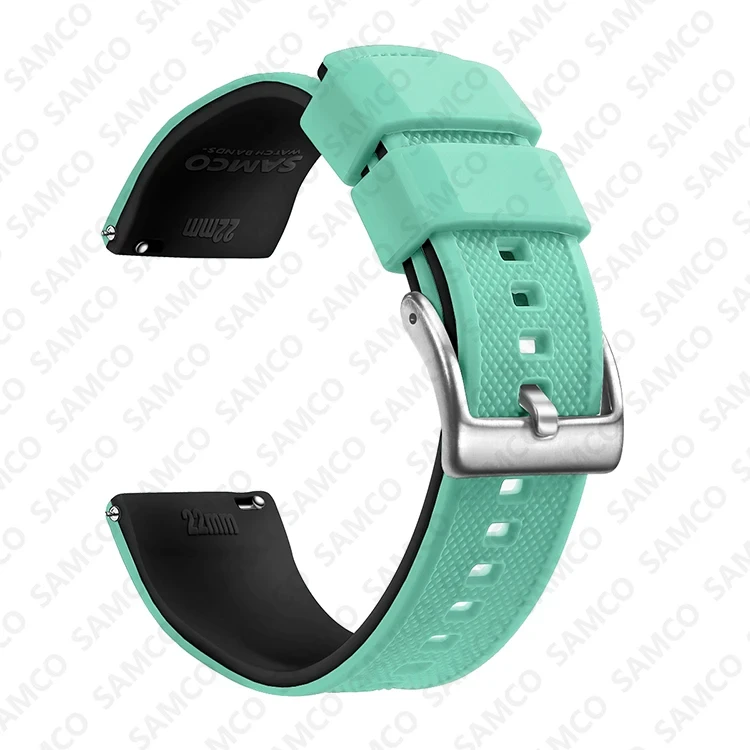 Enhanced Quick Release Silicone Watch Strap - Premium Rubber Band Replacement