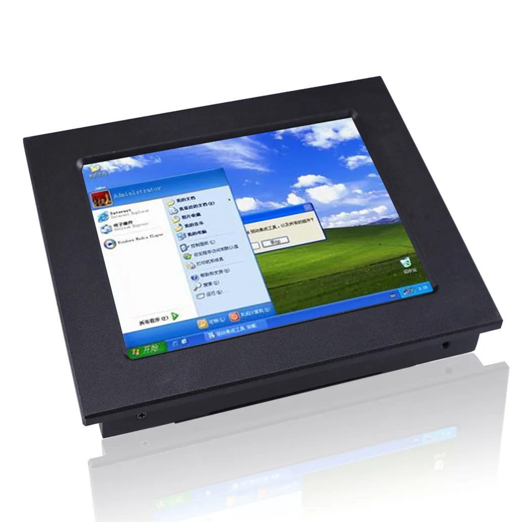8.4"Semi-rugged industrial LCD monitor, High Brightness 1000nits resolution 1024X7668 with USB Touch Screen, PC Monitor
