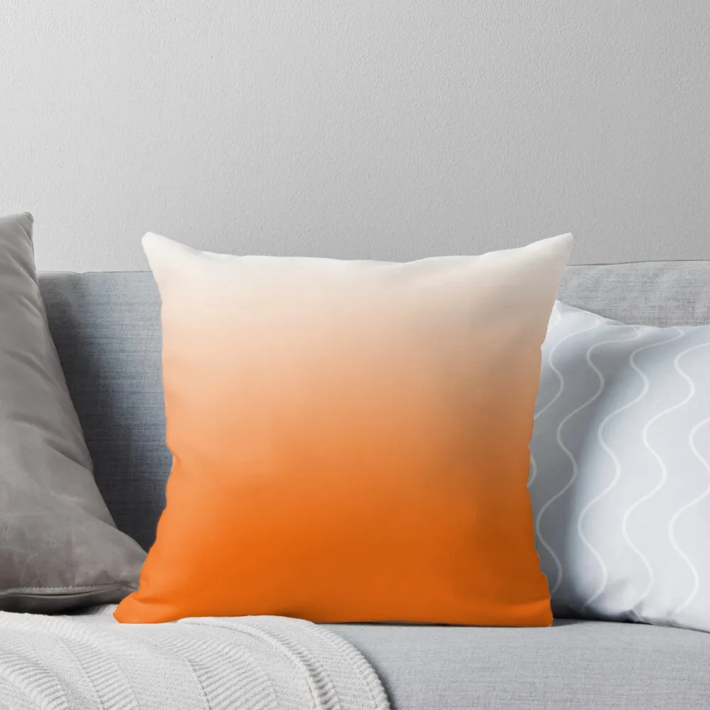 

OMBRE GRADIENT Tangelo Throw Pillow Cushion Child Pillow Decor luxury sofa pillows autumn decoration
