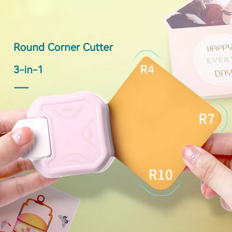 Versatile 3-in-1 Corner Rounder Punch for Crafting and Scrapbooking