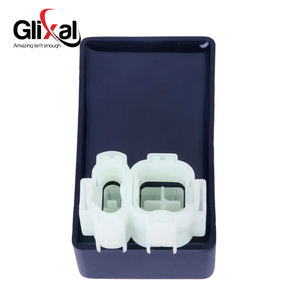 Glixal GY6 6 Pin CDI BOX Unit 50cc 60cc 80cc 100cc 125cc 150cc 180cc 200cc for 139QMB 152QMI 157QMJ Scooter ATV Moped Go Kart ignition cdi box motorcycle cdi unit