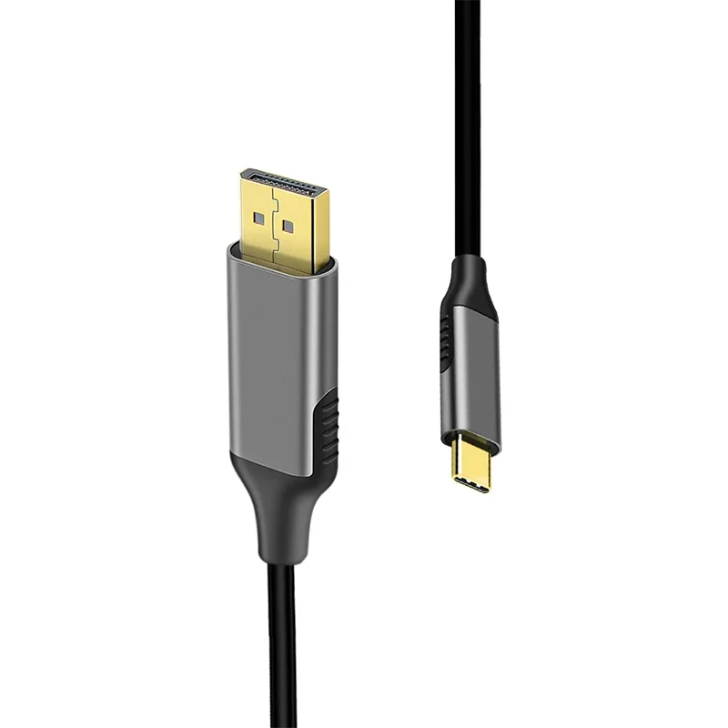 CŸ USB 3.1 DP   ̺ USB-C ÷ Ʈ, ƺ  ο Ʈ ȣȯ, 1.8M , 4K, 60Hz
