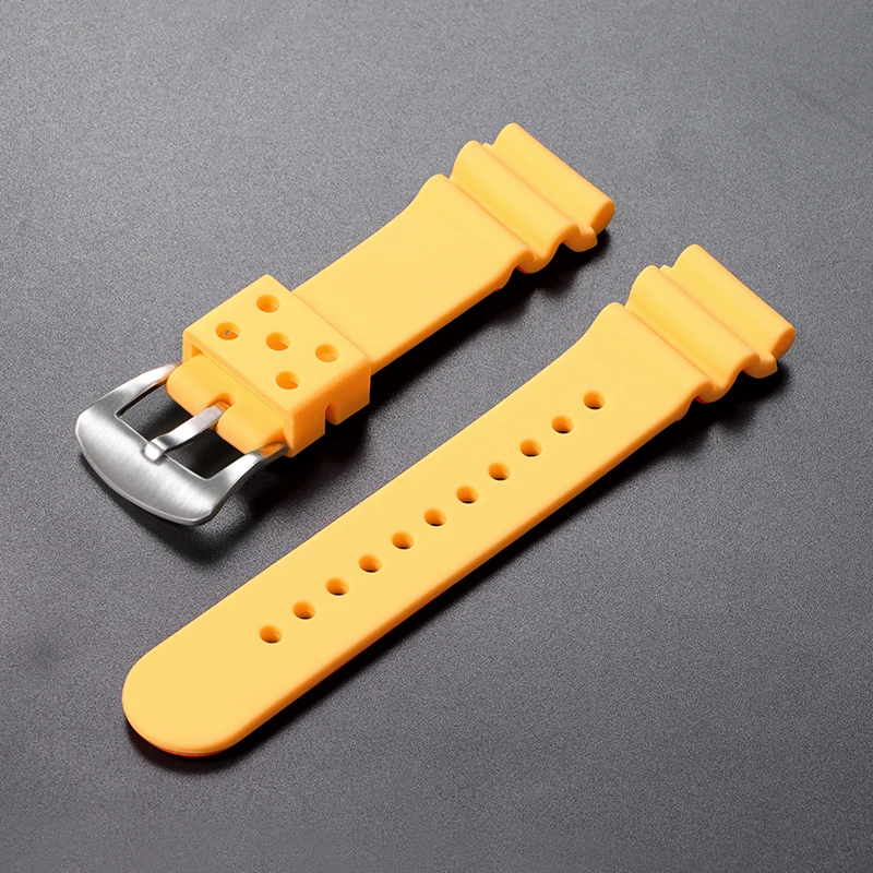 Water-Resistant Silicone Watchband Strap