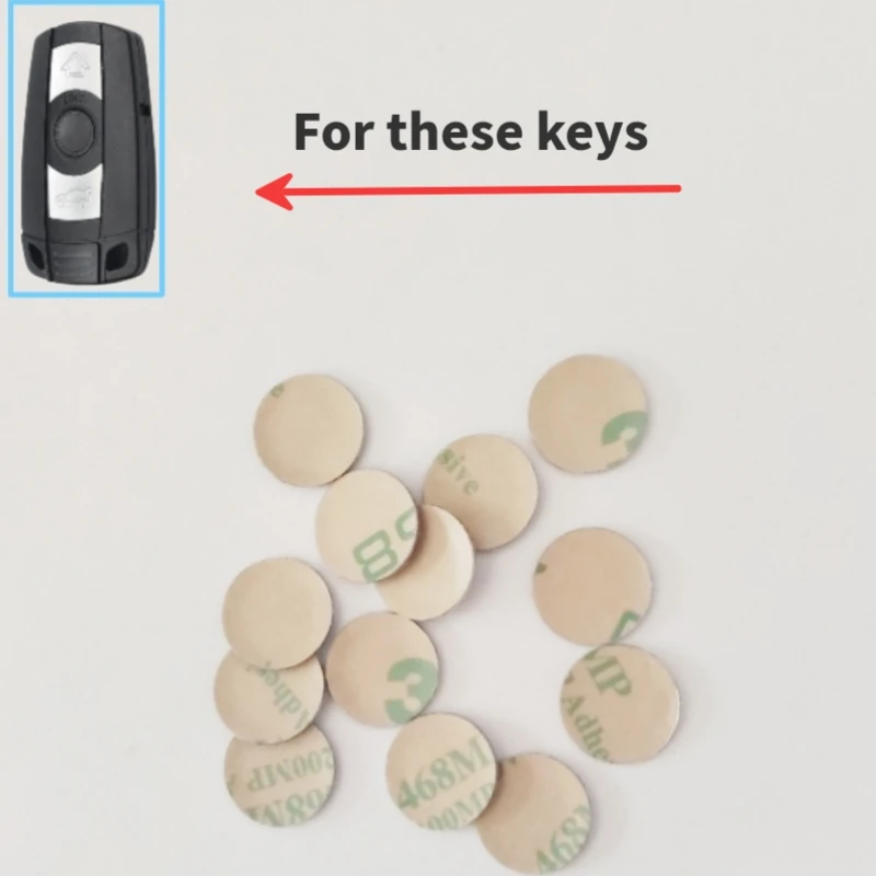 11MM DIY Emblem Replacement Sticker Emblem For Bmw remote key shell car key shell folding car key shell car badges sticker