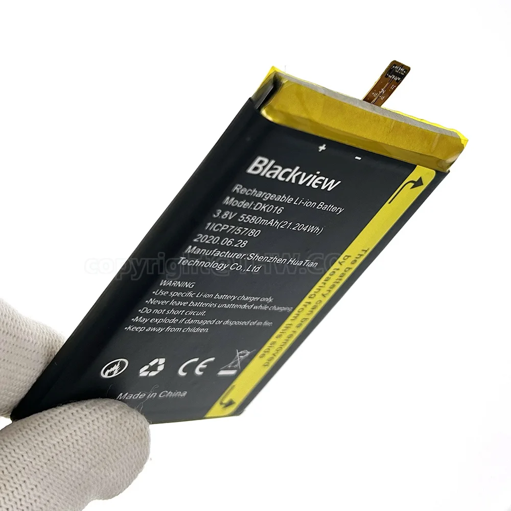 100% Original DK016 5580mAh Phone Replacement Battery For Blackview BV6900 3.8V 21.204Wh Batteries Free gift +Track Number