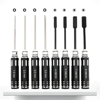 RC Hex Driver Set - 16pcs Hex Allen Screwdriver Kit Hex Nut Driver Set Wrench Key Driver Tool for Rc Car Traxxas Helicopter 2