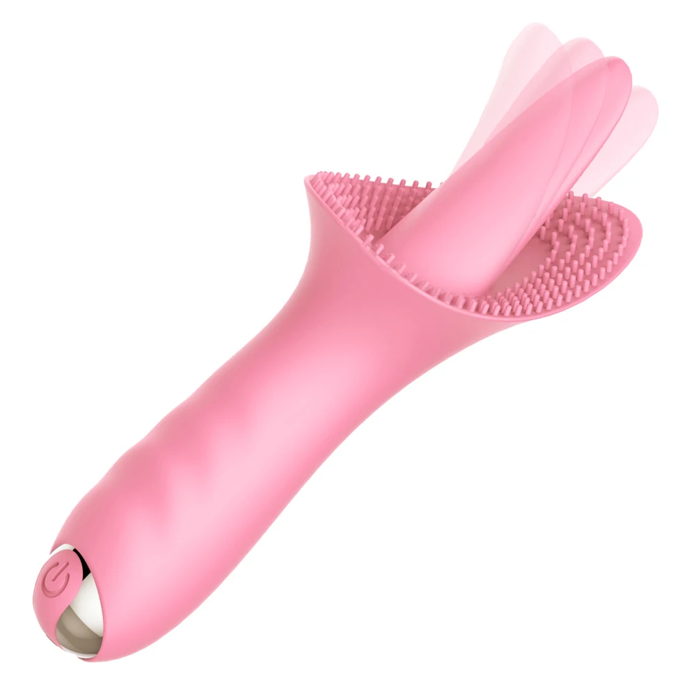 Clitoris Tongue Licking Vibrator 10 Speed Vibrating Clit G Spot Stimulator Anal Nipple Massage Erotic Machine Sex Toys for Woman