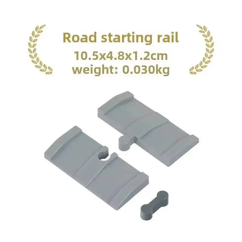 Wooden Train Track Accessories: Plastic Highway Bridge for Children's Railway Toys