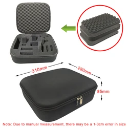 Durable Shockproof Travel Storage Bag with Customizable Foam (NO.12 3layer)