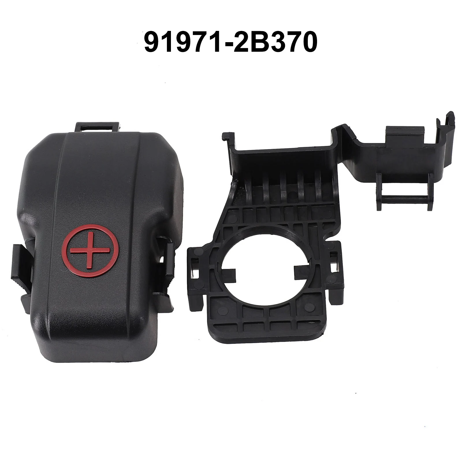 

High Quality Battery Terminal Cap Cover 91971-2B370 Battery Positive Cover Black Plastic Replacement For Hyundai Santa Fe 07-09