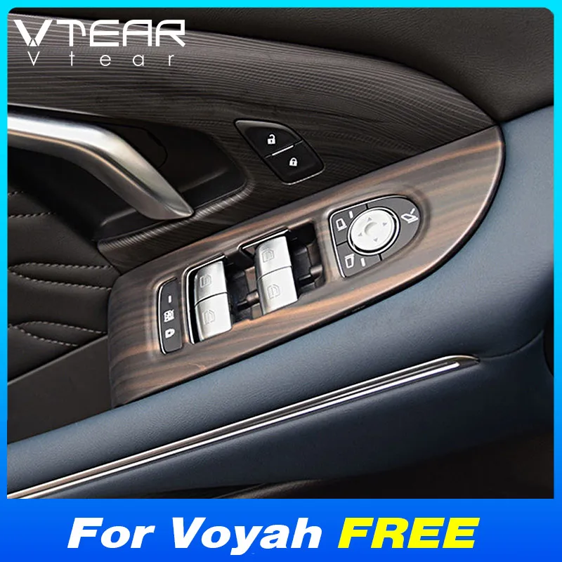 

Регулируемая крышка Vtear для автомобильного окна, украшение интерьера, стеклоподъемный переключатель, рамка, ABS наклейки, аксессуары, детали для Voyah бесплатно 2024