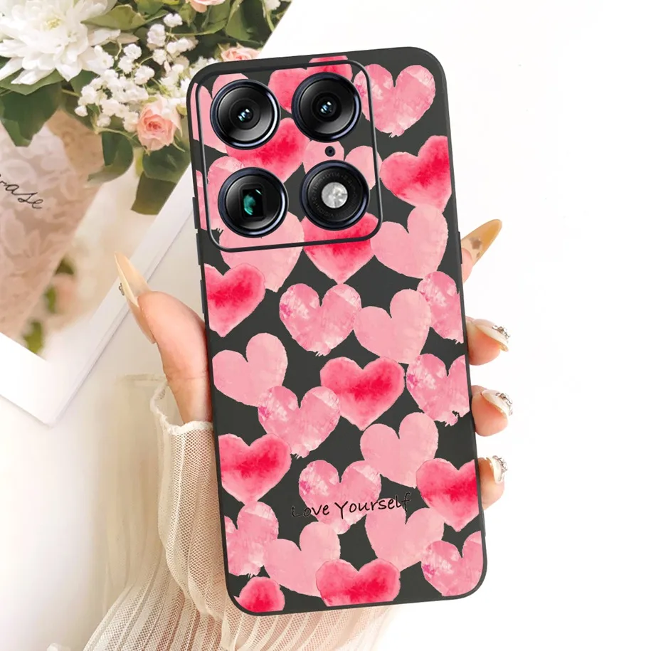 Cute Cartoon Cat Soft Silicone Shockproof Bumper Case - Air Pro Phone Shell