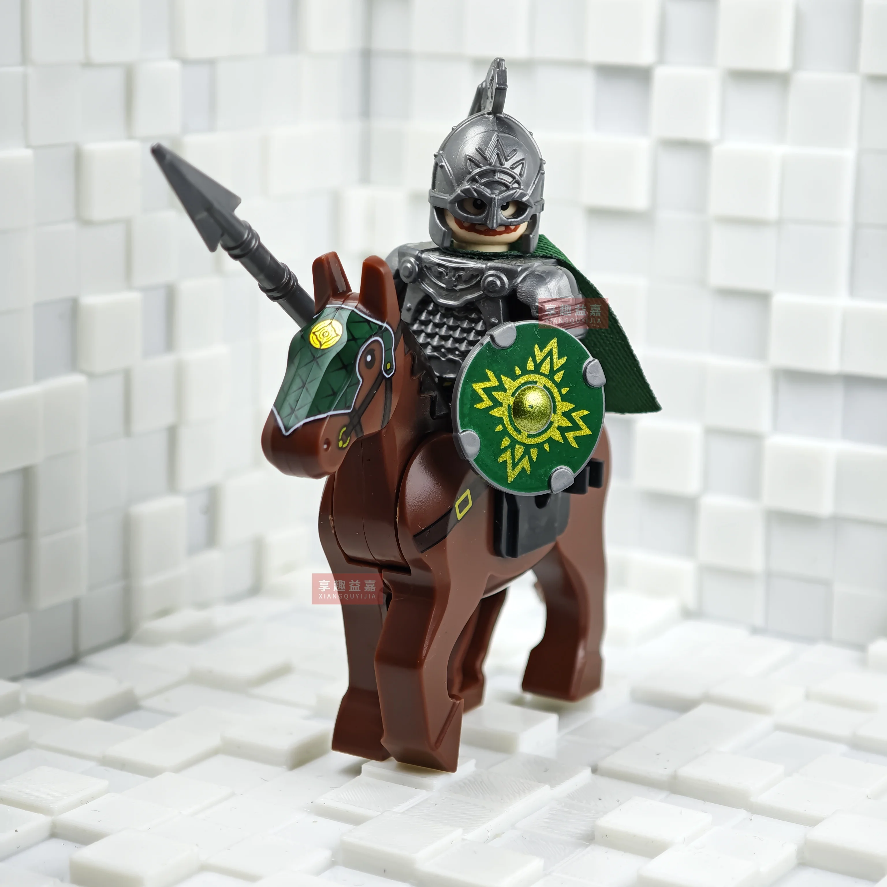 Battle Five Armies mit Schwert Rohan mit Pferd Bausteine Modell Ziegel Mini Action Spielzeug Figuren Spielzeug Geschenk für Kinder MOC – Detail 8