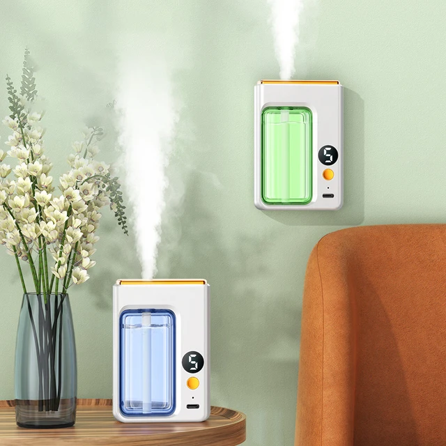 Automatic Diffuser Aromatherapy Car Perfume with Display Essential Oil Humidifier Bathroom Deodorization Air Freshener Jasmine 6
