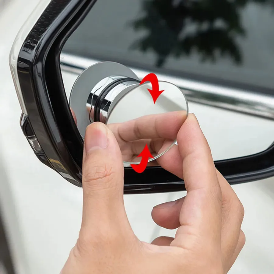

Car 360 Degree Blind Spot Mirror Rotating Suction Cup Auxiliary Small Round Mirror Car Wide Angle Auxiliary Rear View Convex
