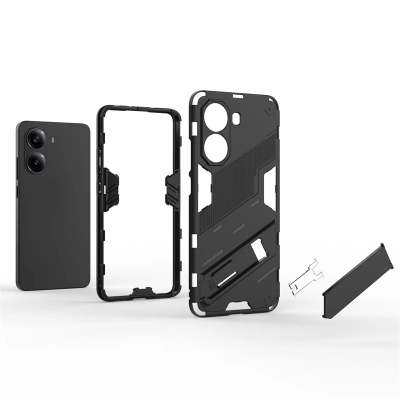 Magnetic Armor Shockproof Kickstand Phone Case - Enhanced Protection Back Cover