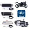 36~51mm E-mark Universal Motorcycle Slip on Exhaust Muffler for 150cc ~ 350cc All Motorbike Dirt Bike Muffler Db Killer