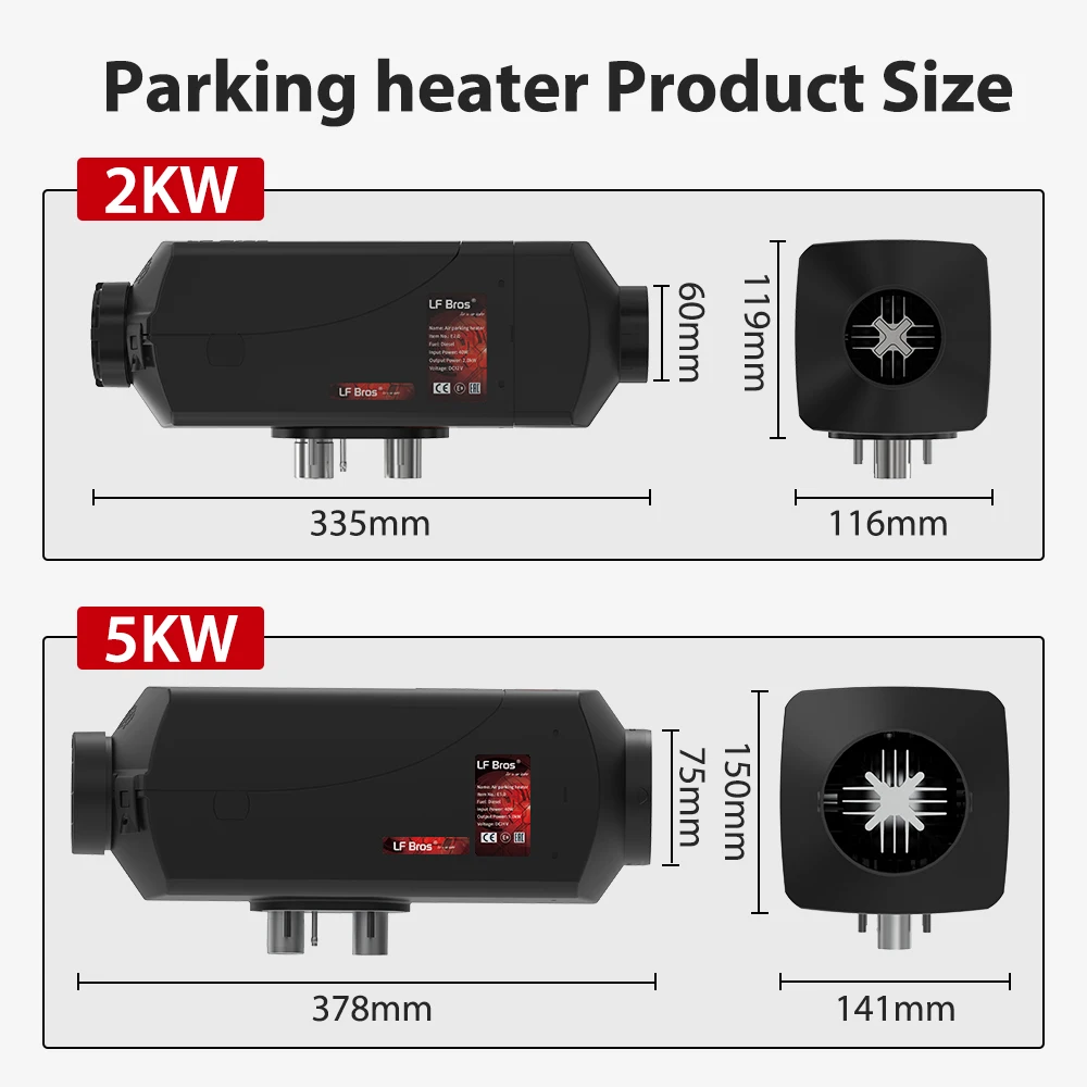 12V/24V Luft Diesel Parkplatz Heizung Controller Schalter Knopf Luftvolumen