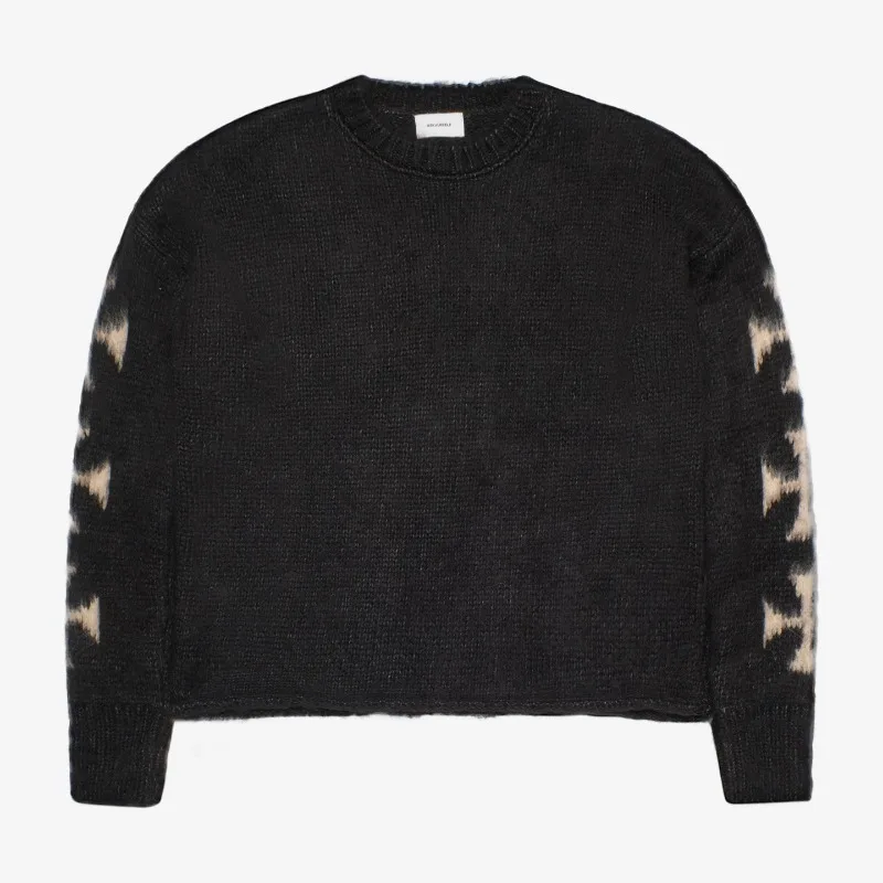 Y2k Punk Goth street Men sweater Retro Hip Hop Winter warm knitwear Couple Harajuku trend Fashion casual oversized pullover 4