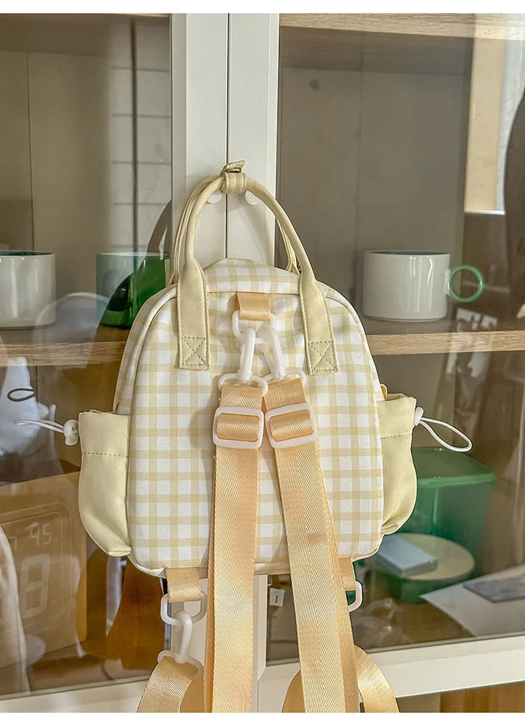 Kawaii Pastel Grid Harajuku Ita Tote Bag