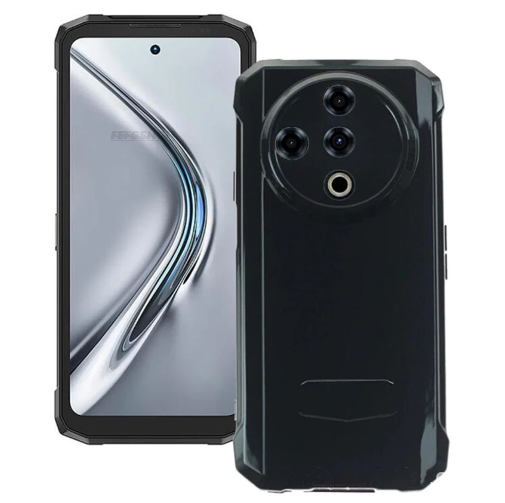 Back Finger Ring Soft TPU Silicone Phone Case with Bracket Design