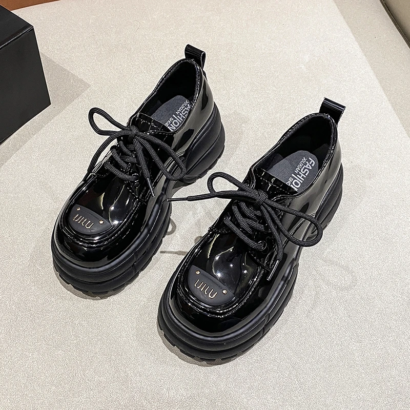 

Women Shoes Autumn Round Toe Black Flats Loafers with Fur Casual Female Sneakers Ladies' Footwear Oxfords Women Shoes