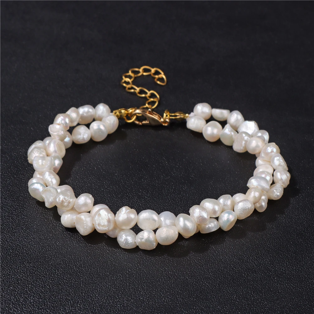 Chunky Freshwater Pearls T-bar Bracelet- Beautifully handmade 925 sterling  silver chunky pearl bracel