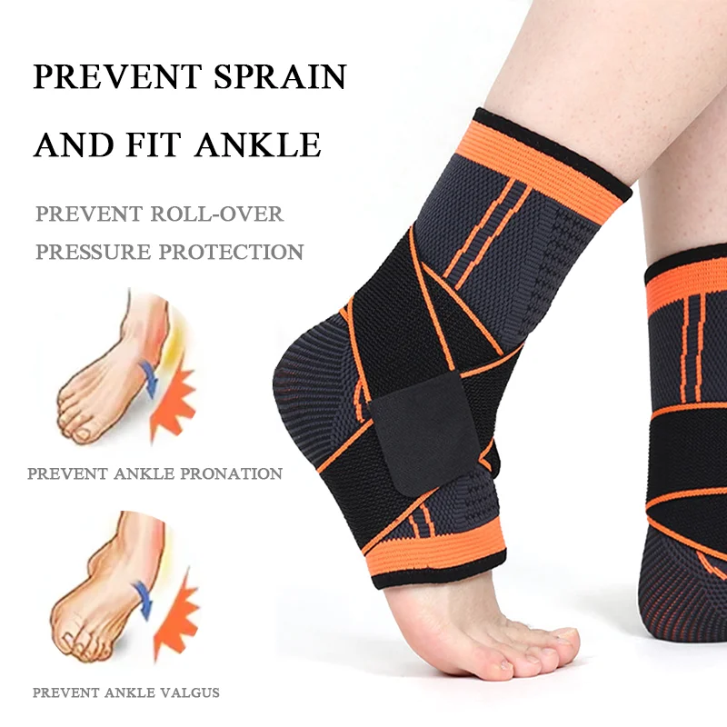 Ankle Support for Sprains Strains Achilles Tendinitis Plantar Fasciitis Running Basketball Soccer Daily Use