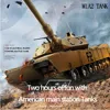 Henglong 3918 M1A2 Abrams Army Tank Model 1/16 Scale Rc Tanks 360° Turret Barrel Recoil Remote Control Military Tank Toys 2