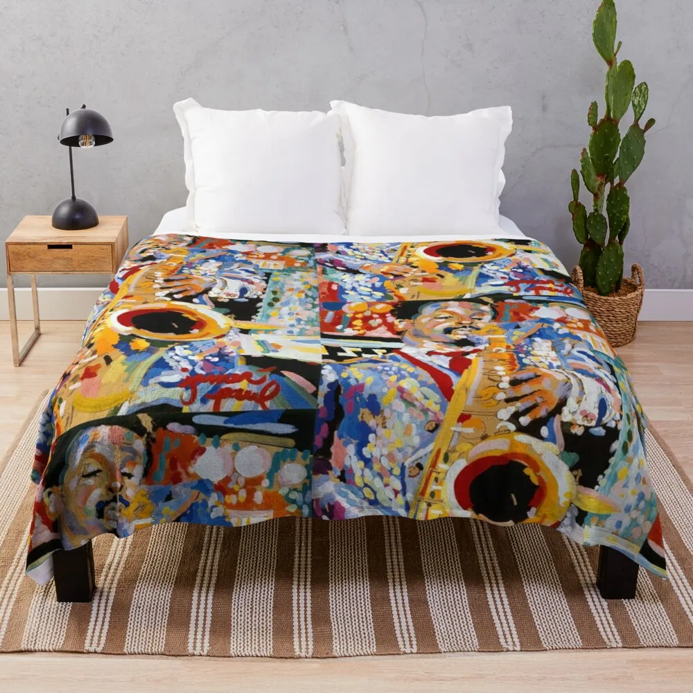 

Jazz Throw Blanket Quilt Blanket