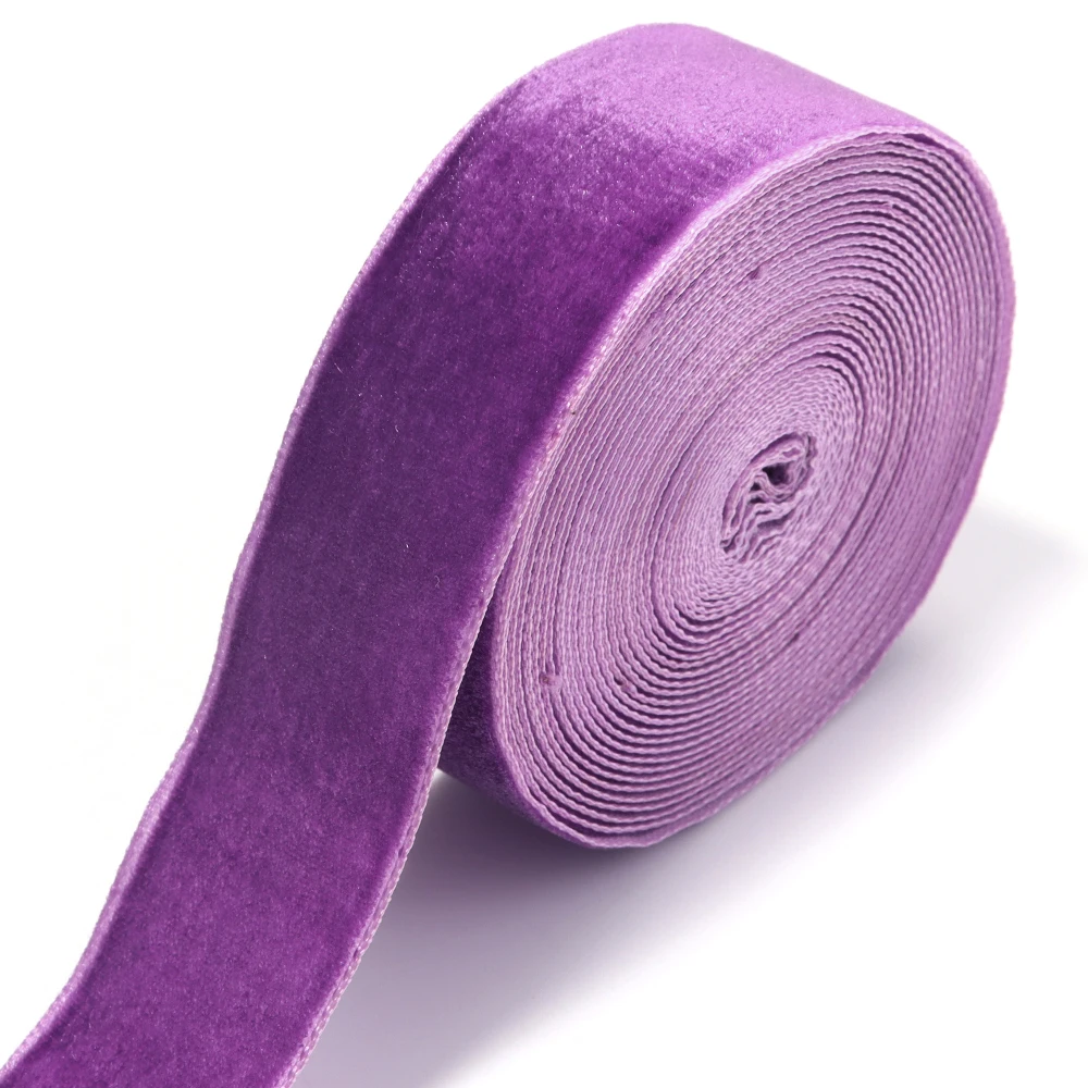 Wine Red Velvet Ribbon for Gift Packaging & Decorations