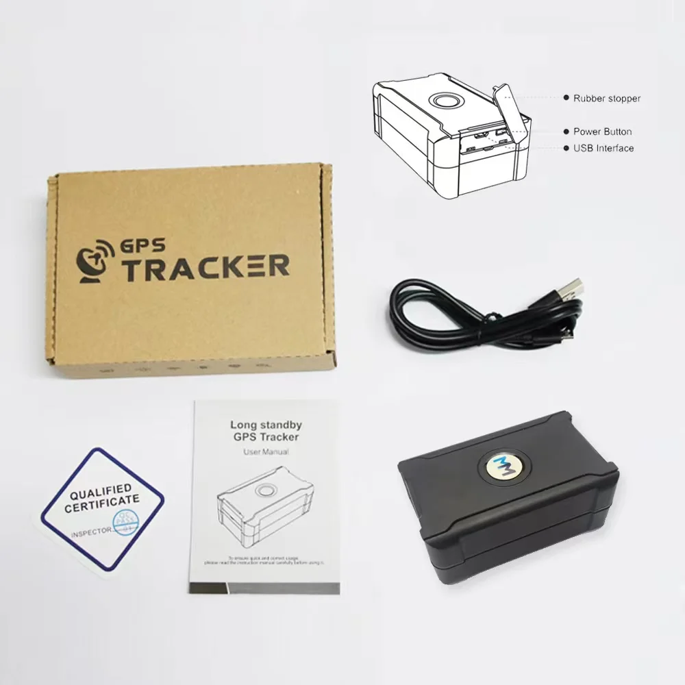 tracking device 30 Days Long Standby GPS Car Tracker Remote Anti Theft Vehicle Truck Tourist Tracking Locator Sim Card Included tracking device GPS Trackers