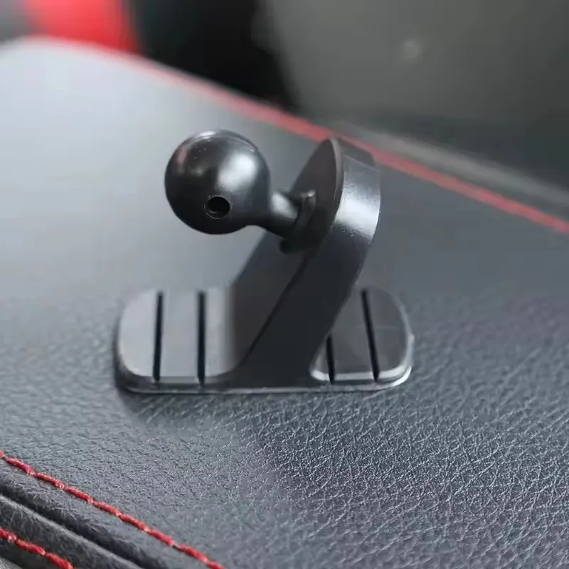 Universal Car Phone Holder with Anti-Slip Dashboard Mount & Suction Cup Attachment