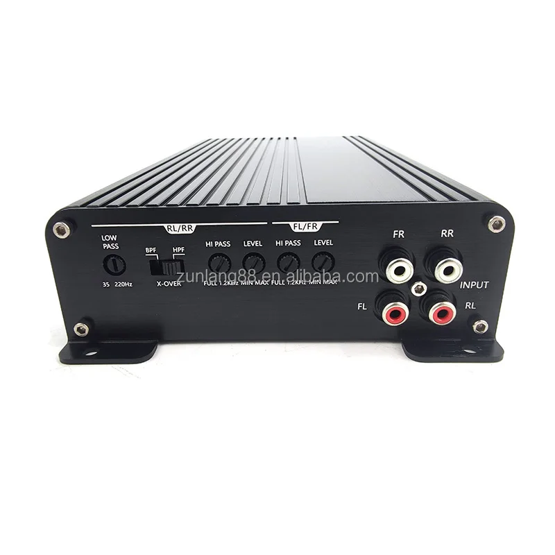 모노 블록 카 앰프 RMS 260W 4채널 모노블록 클래스 D 풀레인지 미드레인지 RMS 300W 알루미늄 OEM 카 오디오 시스템 10-15V
