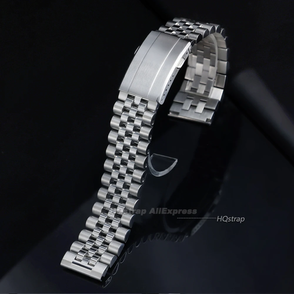 Premium Stainless Steel Bracelet with Quick Release Solid Folding Buckle