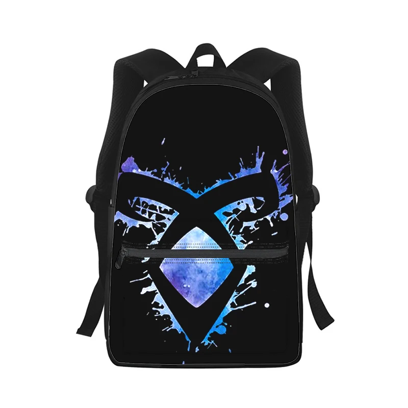 Shadowhunters Men Women Backpack 3D Print Fashion Student School Bag Laptop Backpack Kids Travel Shoulder Bag