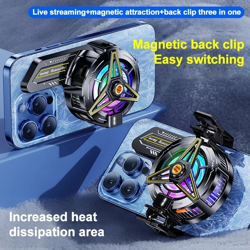 X151 Mobile Phone Semiconductor Powerful Game Cooler Extended Thermal Conductive Plate for Live Streaming Cooling Radiator