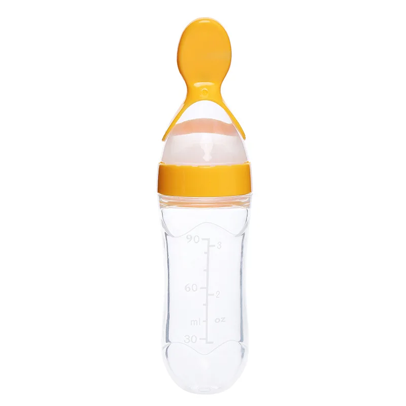 90ML Baby Feeding Bottle Spoon Milk Bottle Baby Training Feeder Food Supplement Food feed Spoon baby gadgets BPA Free